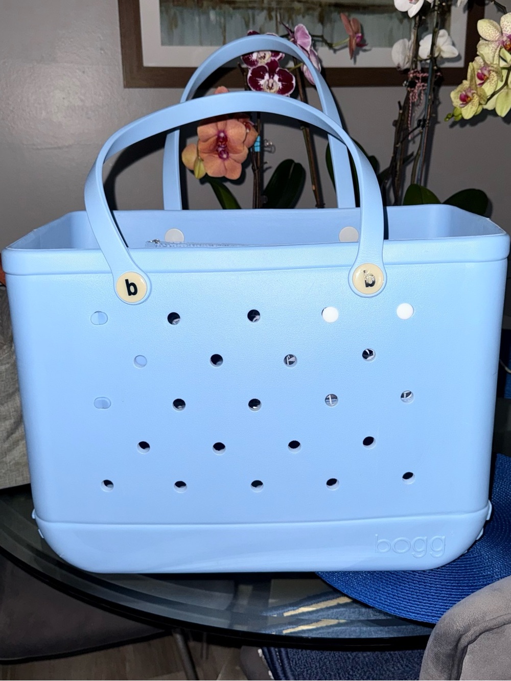 BOGG BAG Light Blue Perforated Tote